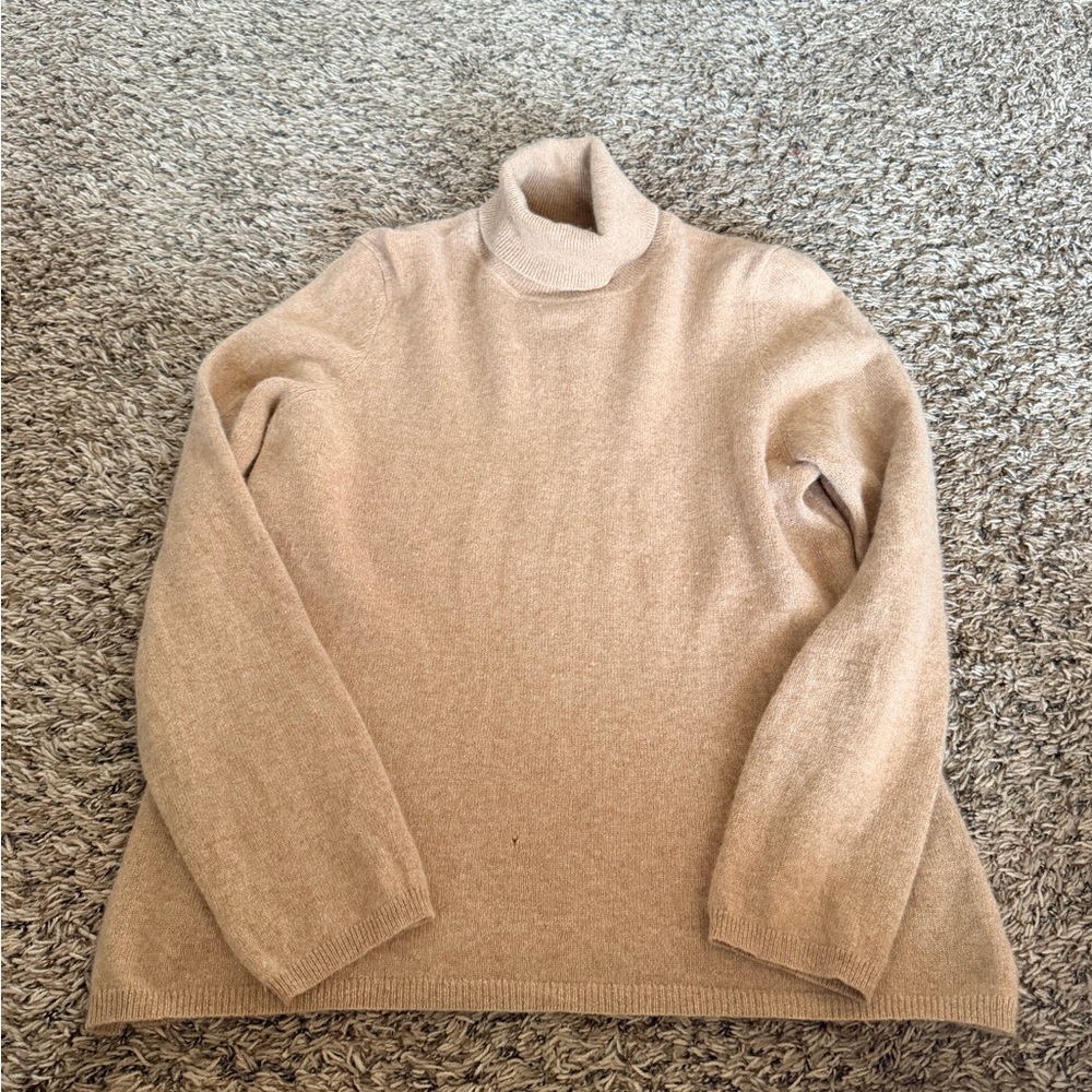 Charter Club Women's Camel Turtleneck Sweater